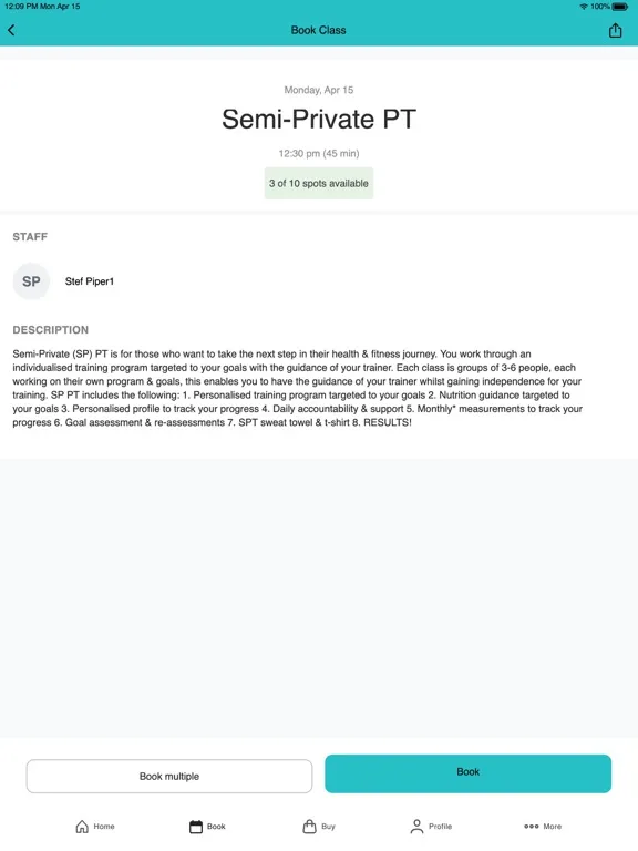 SPT Transformation iPad  Ekran Görüntüleri