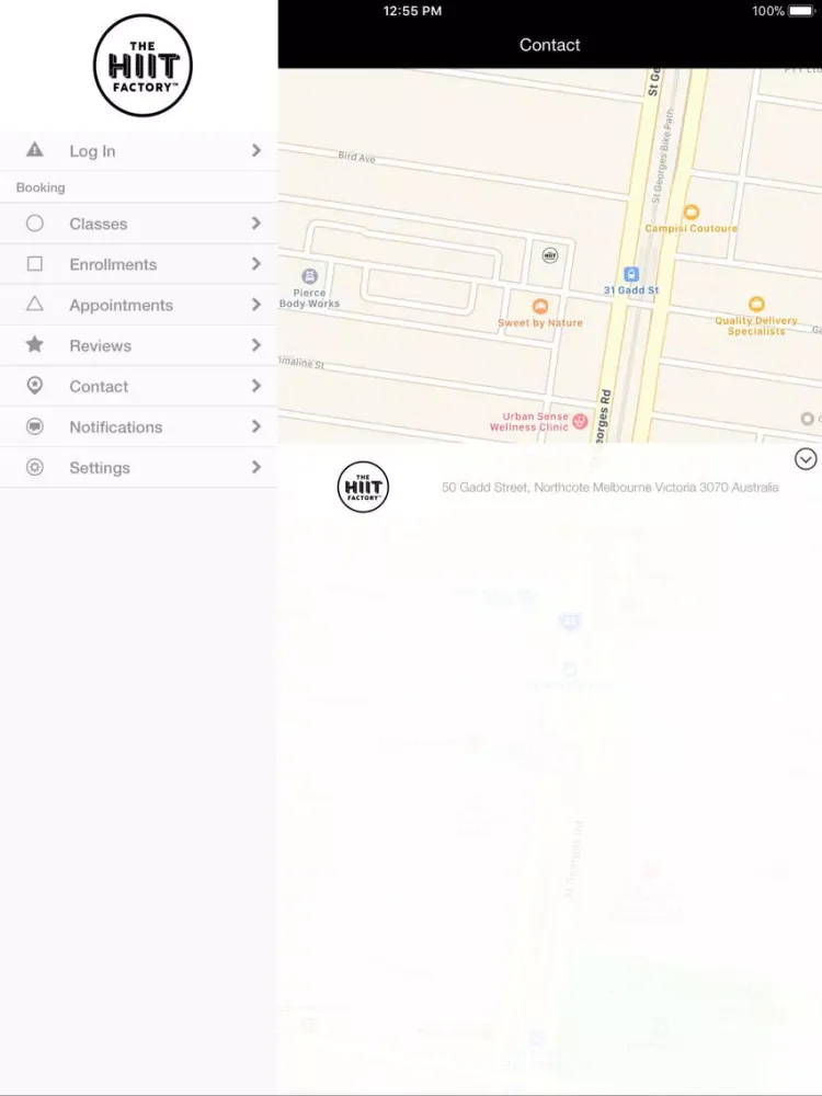 The HIIT Factory Northcote iPad  Ekran Görüntüleri