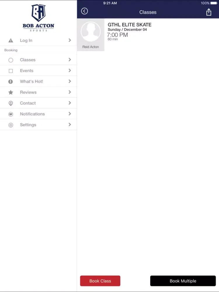 Capturas de pantalla de Bob Acton Sports iPad 