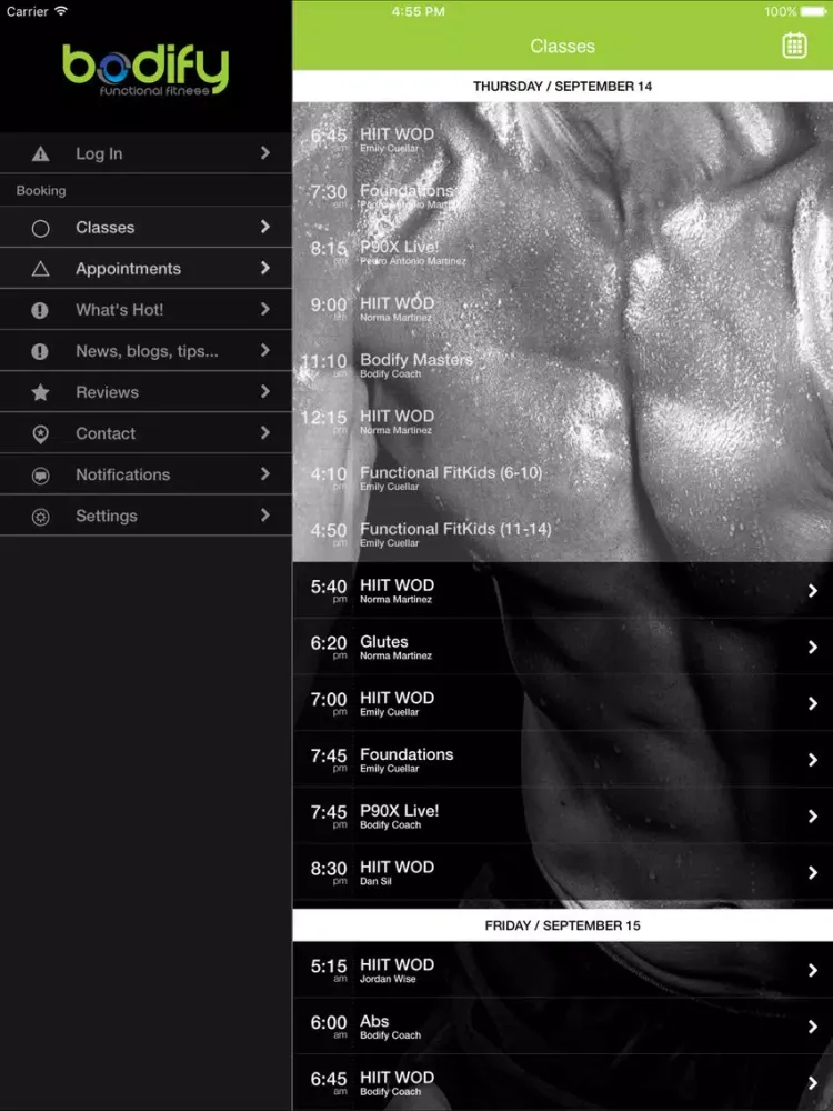 Capturas de pantalla de Bodify Functional Fitness App iPad 