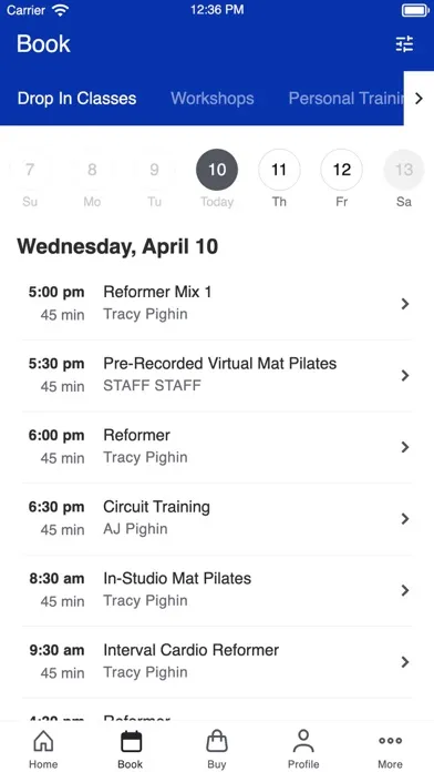 Body Energy Fitness Screenshots