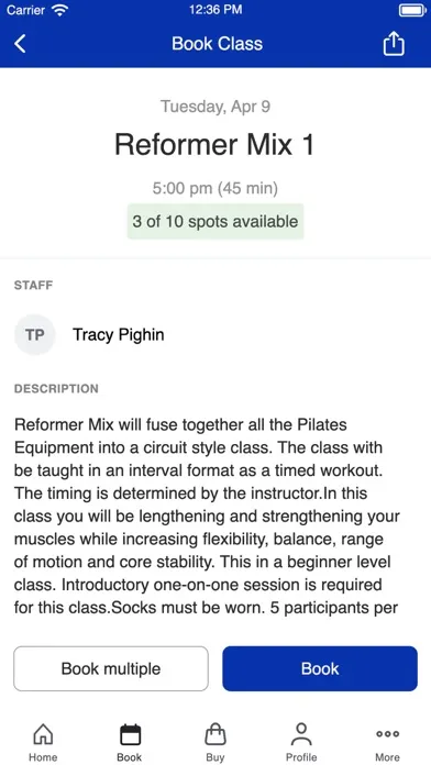 Body Energy Fitness Screenshots