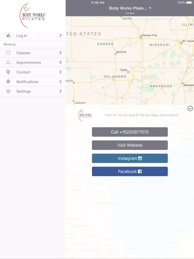 Body Works Pilates iPad  Screenshots
