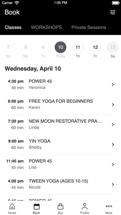 Captures d'écran de 5 Boro Power Yoga NY
