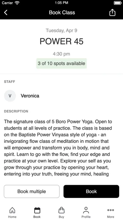 Captures d'écran de 5 Boro Power Yoga NY