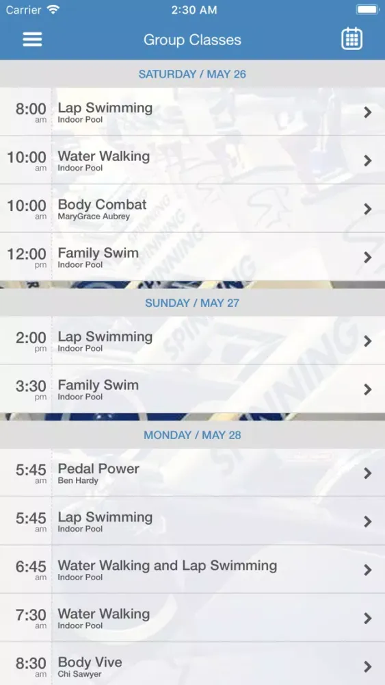 Capturas de pantalla de Brevard Health Racquet Club