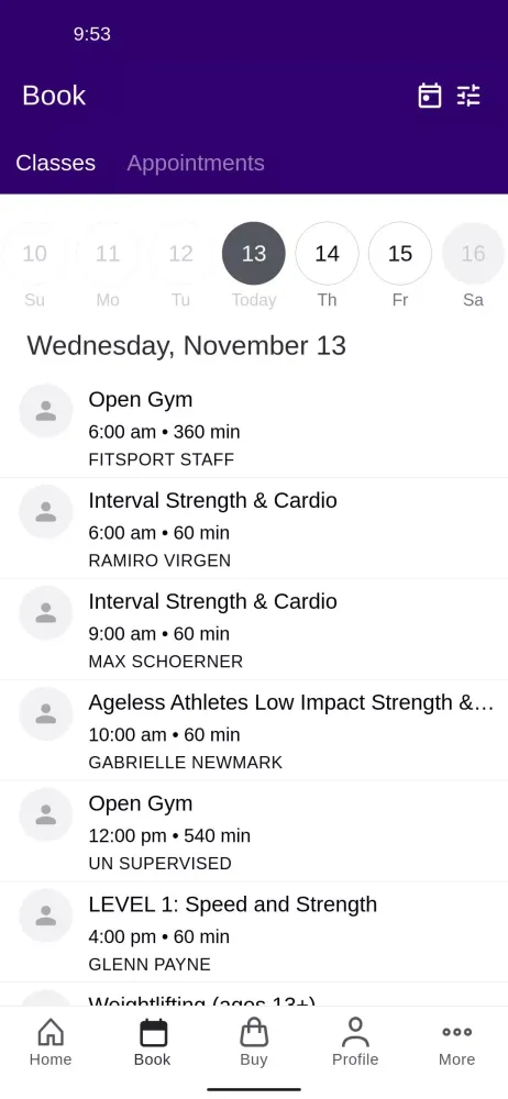 FitSport Kinetics Ekran Görüntüleri