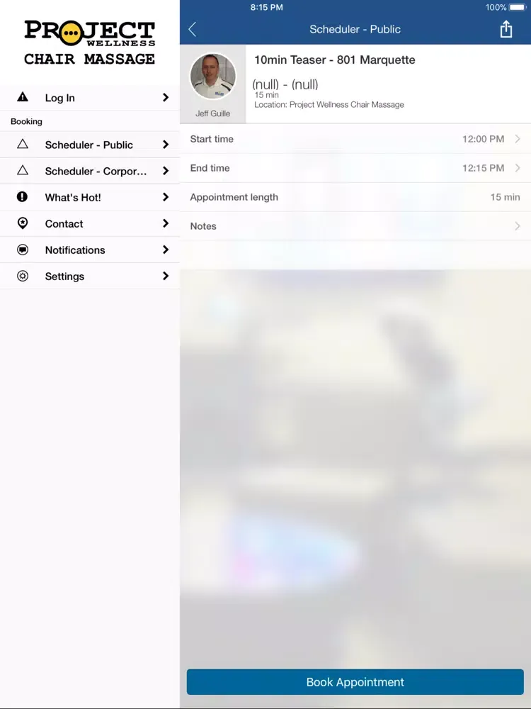 Capturas de pantalla de Chair Massage iPad 