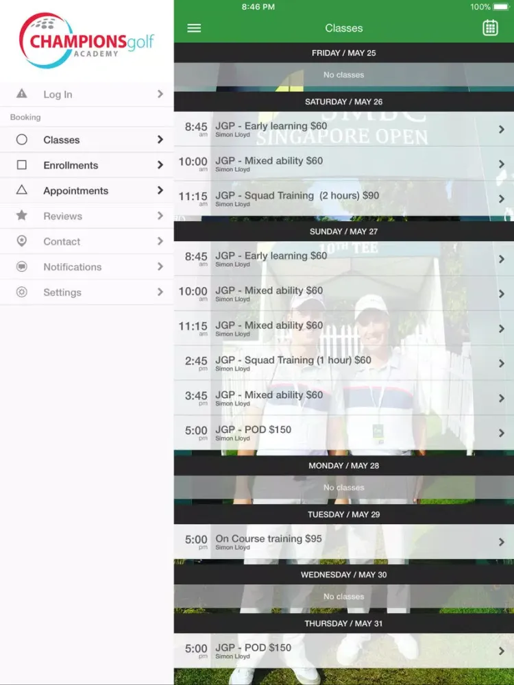 Скриншоты Champions Golf Academy iPad 