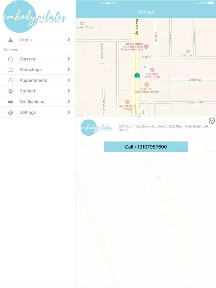 Embody Pilates Manhattan Beach iPad  스크린샷