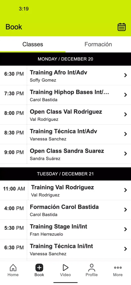 Connection Dance Center Screenshots