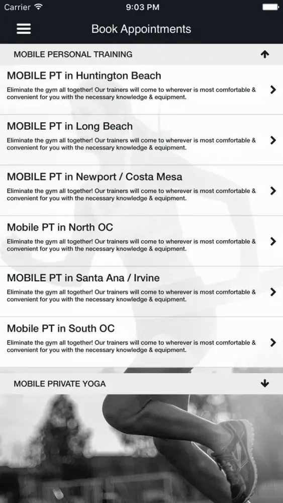 Capturas de pantalla de Cooper Fitness