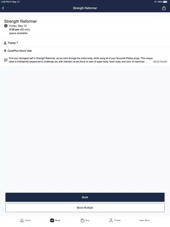 Screenshot di CorePlus - Pilates Yoga Reform iPad 
