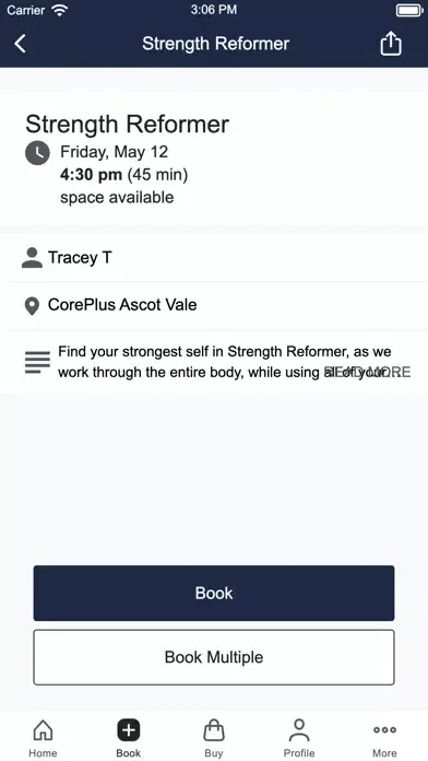 Screenshot di CorePlus - Pilates Yoga Reform
