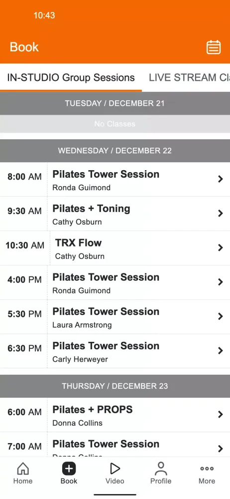 Core Sport Pilates Screenshots