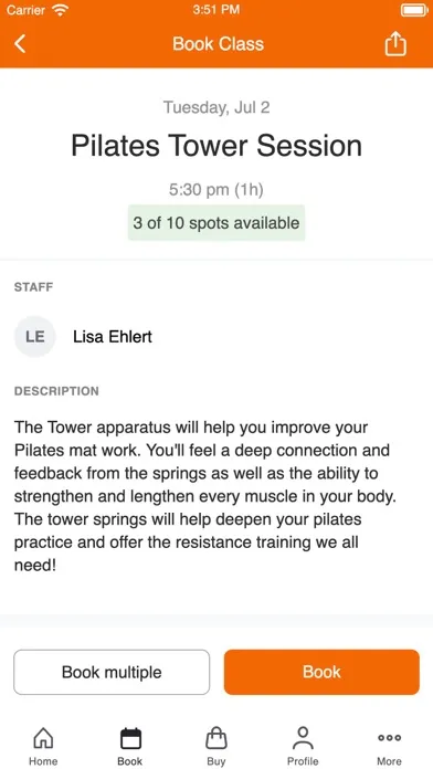 Capturas de tela do Core Sport Pilates