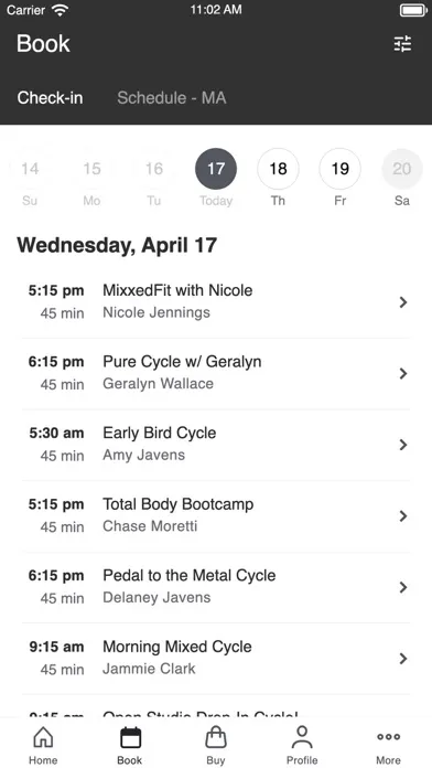 Capturas de pantalla de Cycle Life Studio