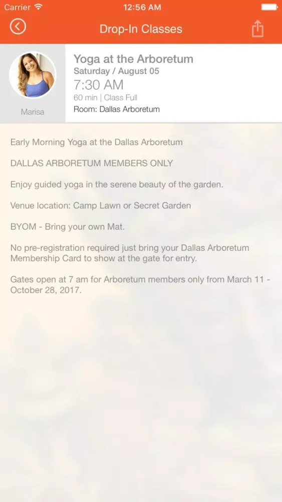 Dallas Yoga Center سکرین شاٹس