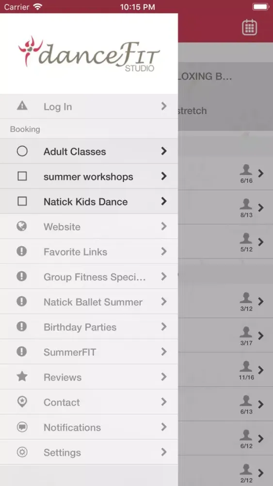 Tangkapan layar DanceFIT Studio - Natick