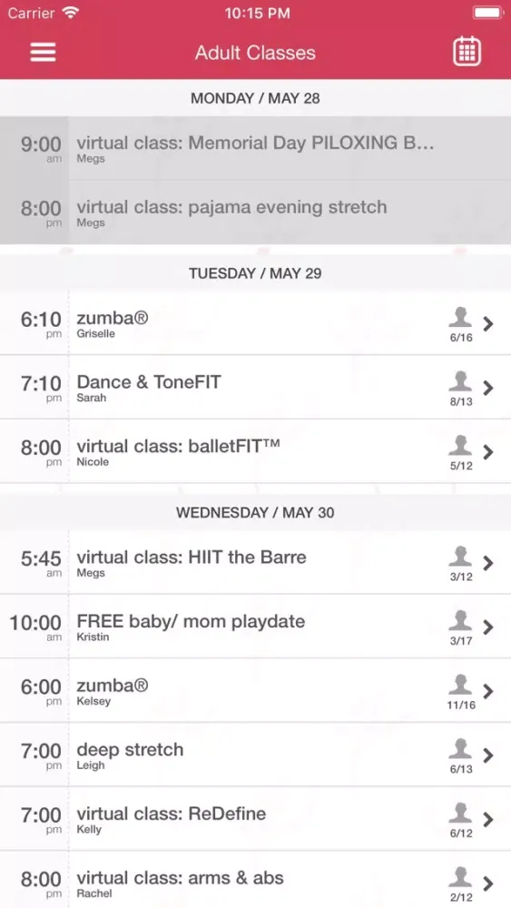 Tangkapan layar DanceFIT Studio - Natick
