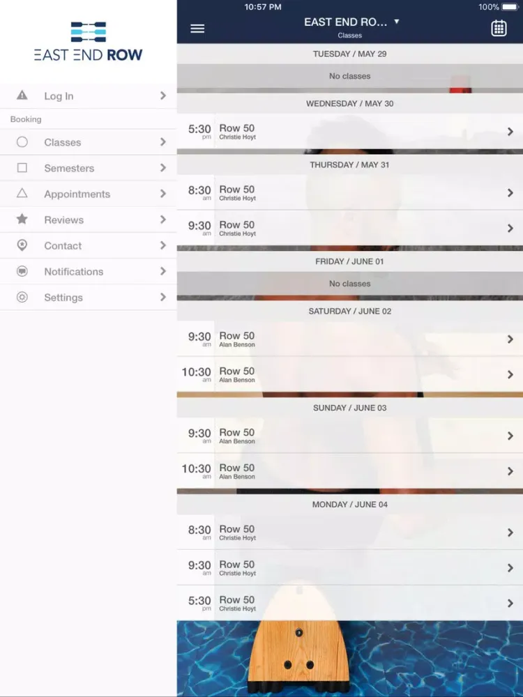 Capturas de tela do EAST END ROW iPad 
