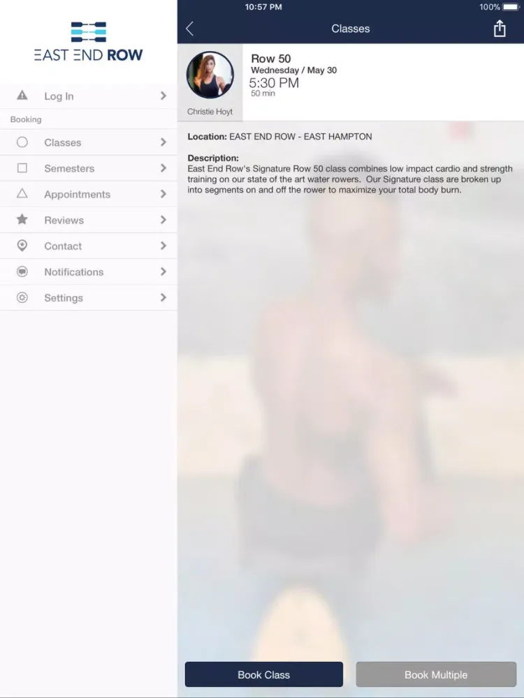 Capturas de tela do EAST END ROW iPad 