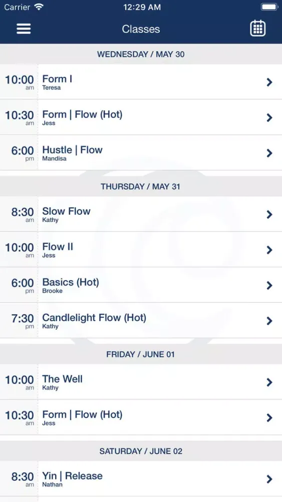 Capturas de pantalla de EBB | FLOW yoga spa float