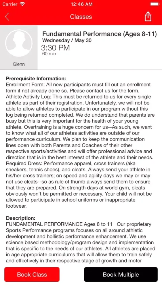 Captures d'écran de Edge Athletics