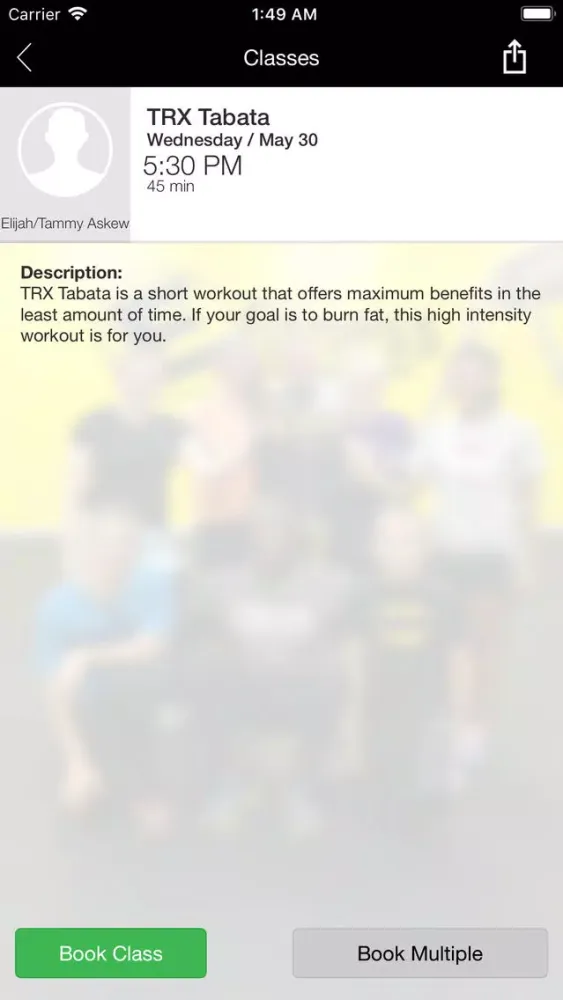 Efitness スクリーンショット