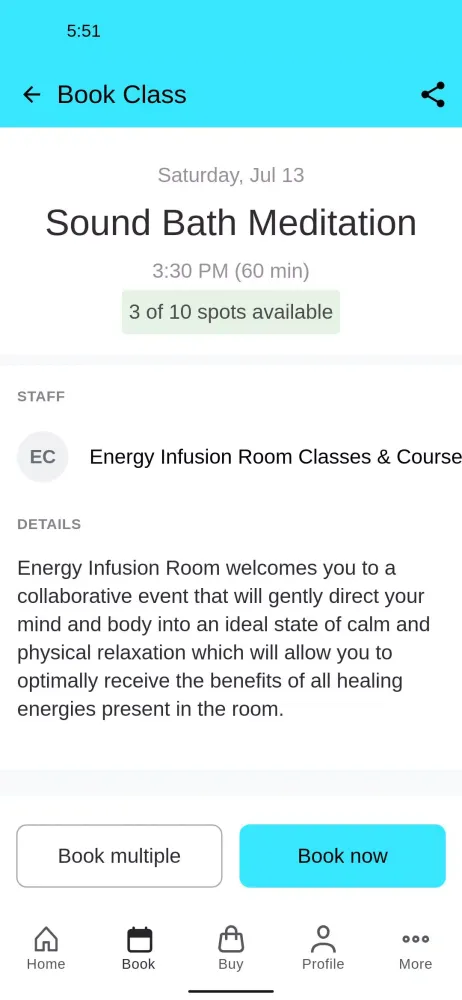 Captures d'écran de Energy Infusion Room