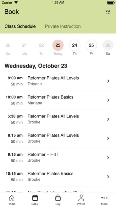 Everbalance Yoga Barre Pilates应用截图