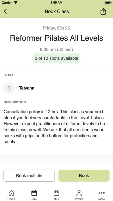 Everbalance Yoga Barre Pilates应用截图