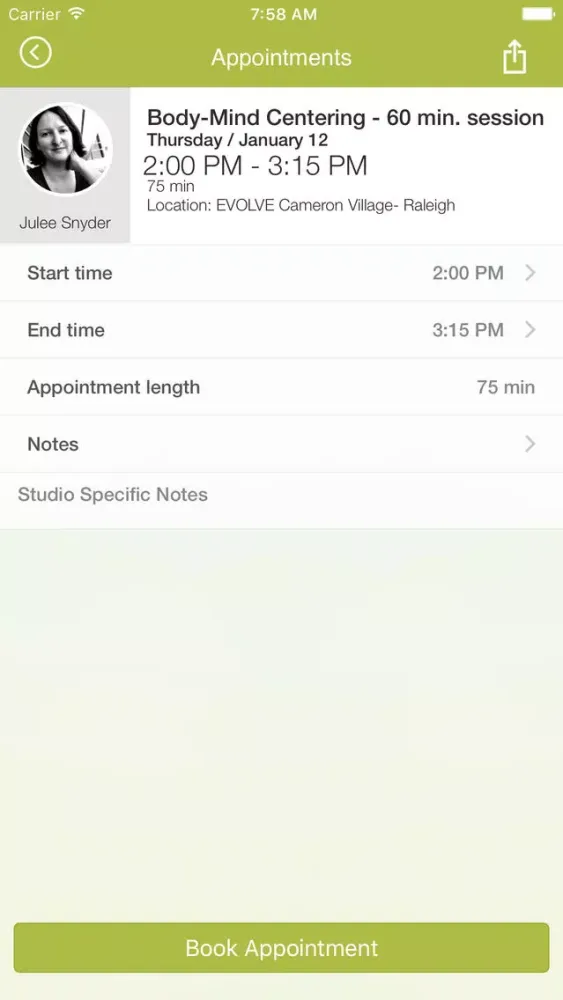 EVOLVE Movement سکرین شاٹس