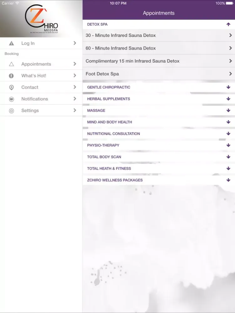 Faithful Hands Chiro Massage iPad 应用截图