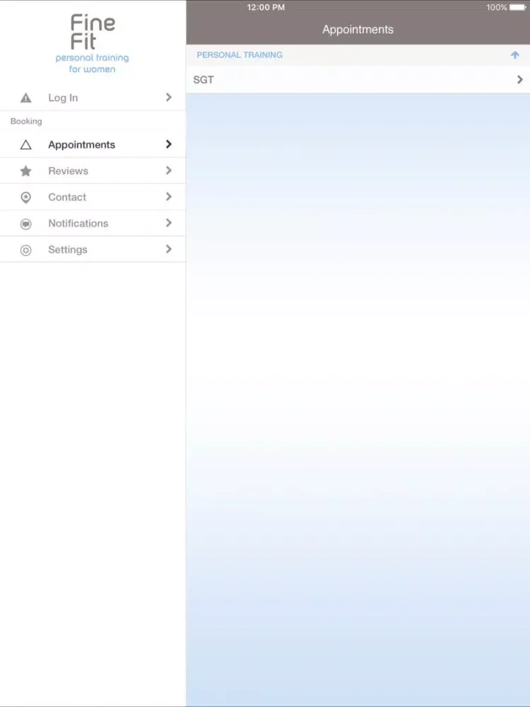 Fine Fit iPad  Screenshots