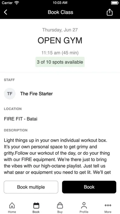 Captures d'écran de FIRE FIT Global