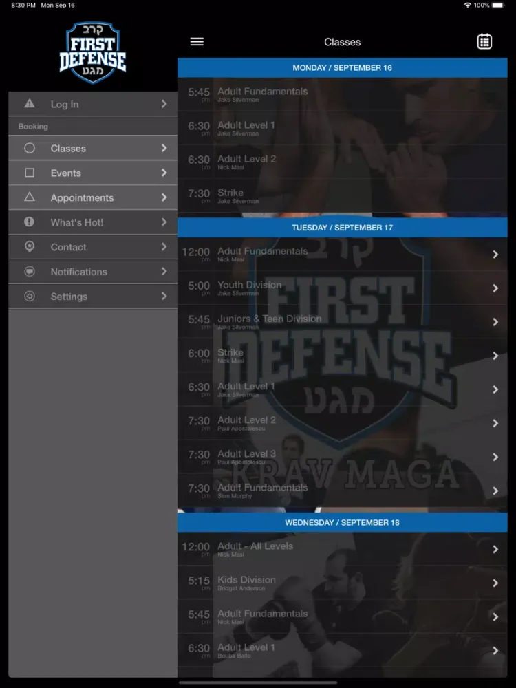 Screenshot di First Defense Krav Maga iPad 