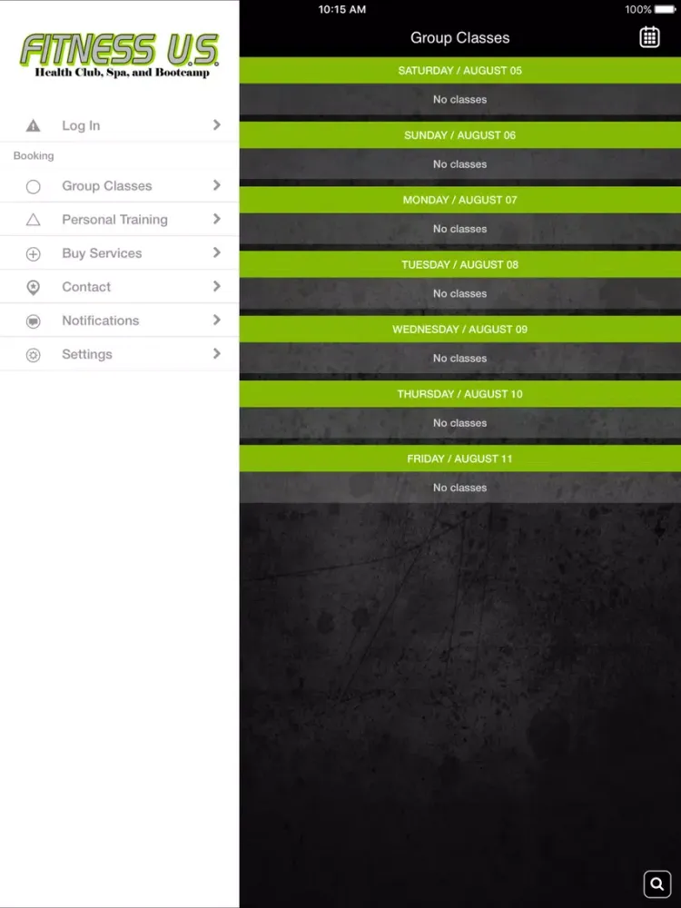 Capturas de pantalla de Fitness U.S. - Elkhart iPad 
