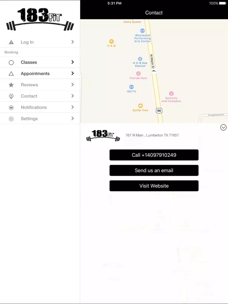 Capturas de pantalla de 183FiT Training Facility iPad 