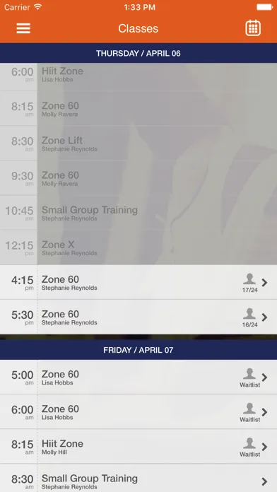 FITZONE スクリーンショット
