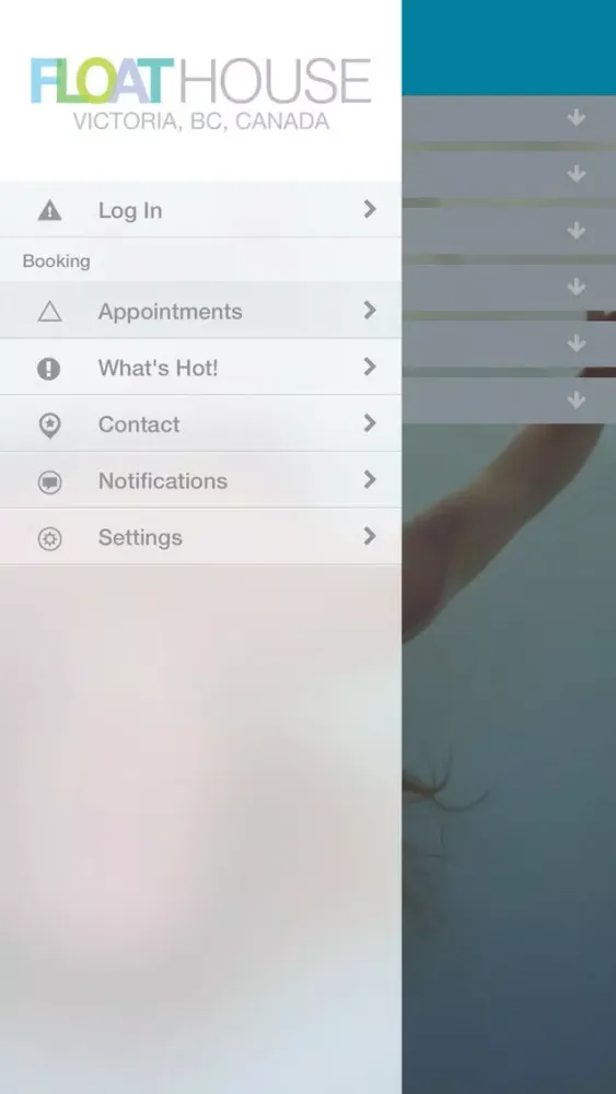 Capturas de tela do Float House Victoria