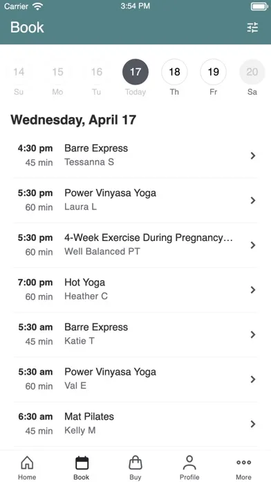 Capturas de pantalla de FORM Fitness Studio + Boutique