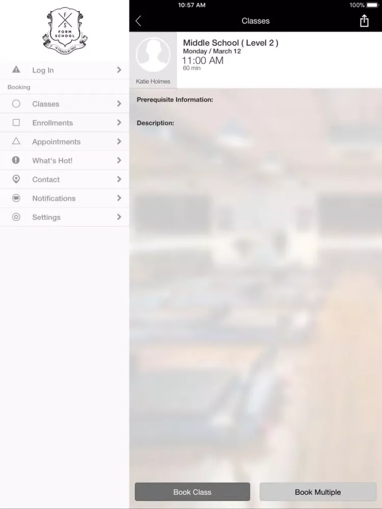 Form School, Reformer Pilates iPad  Screenshots