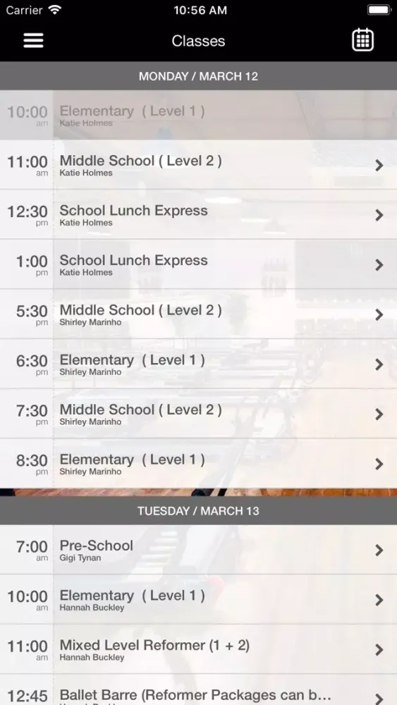 Form School, Reformer Pilates Screenshots