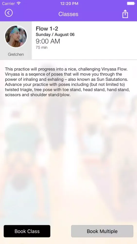 Tangkapan skrin Free Spirit Yoga