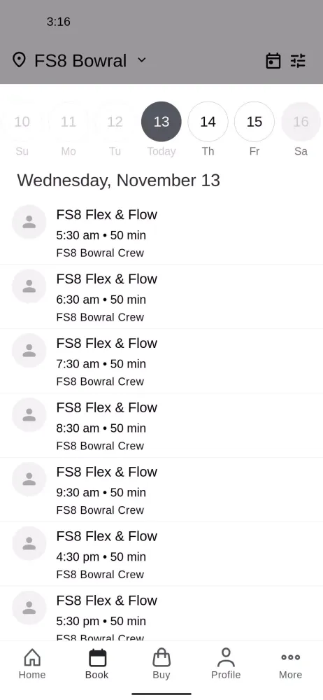 Mindbody x FS8 Screenshots