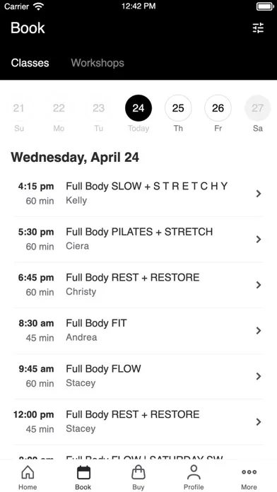 Zrzuty ekranu Full Body Yoga