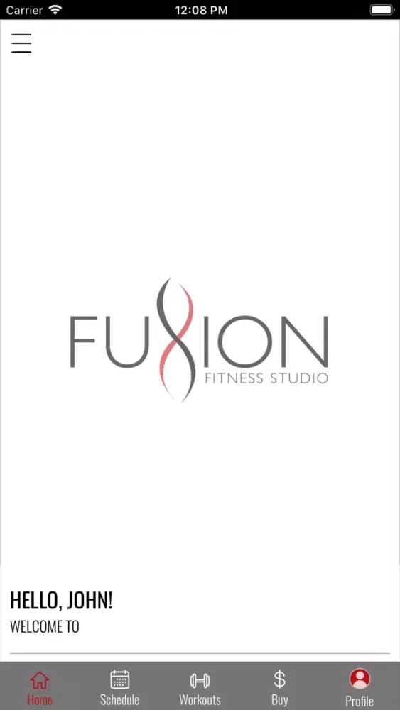 Fusion Fitness Studio 스크린샷