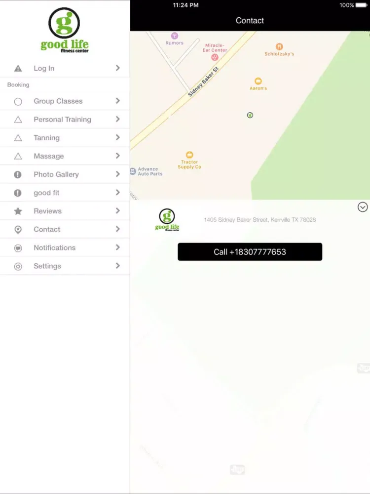 Good Life Fitness Center iPad  Screenshots