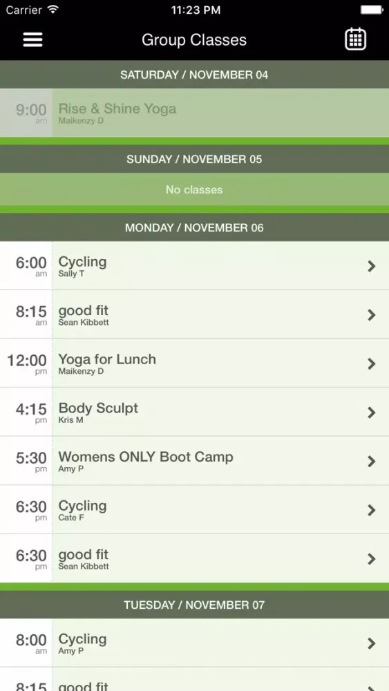 Good Life Fitness Center Screenshots